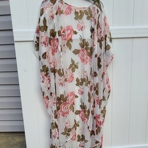 Band of Gypsies Sweaters - Band of Gypsies Floral Kimono Size Large Band of Gypsies Sweaters - Band of Gypsies Floral Kimono Size Large